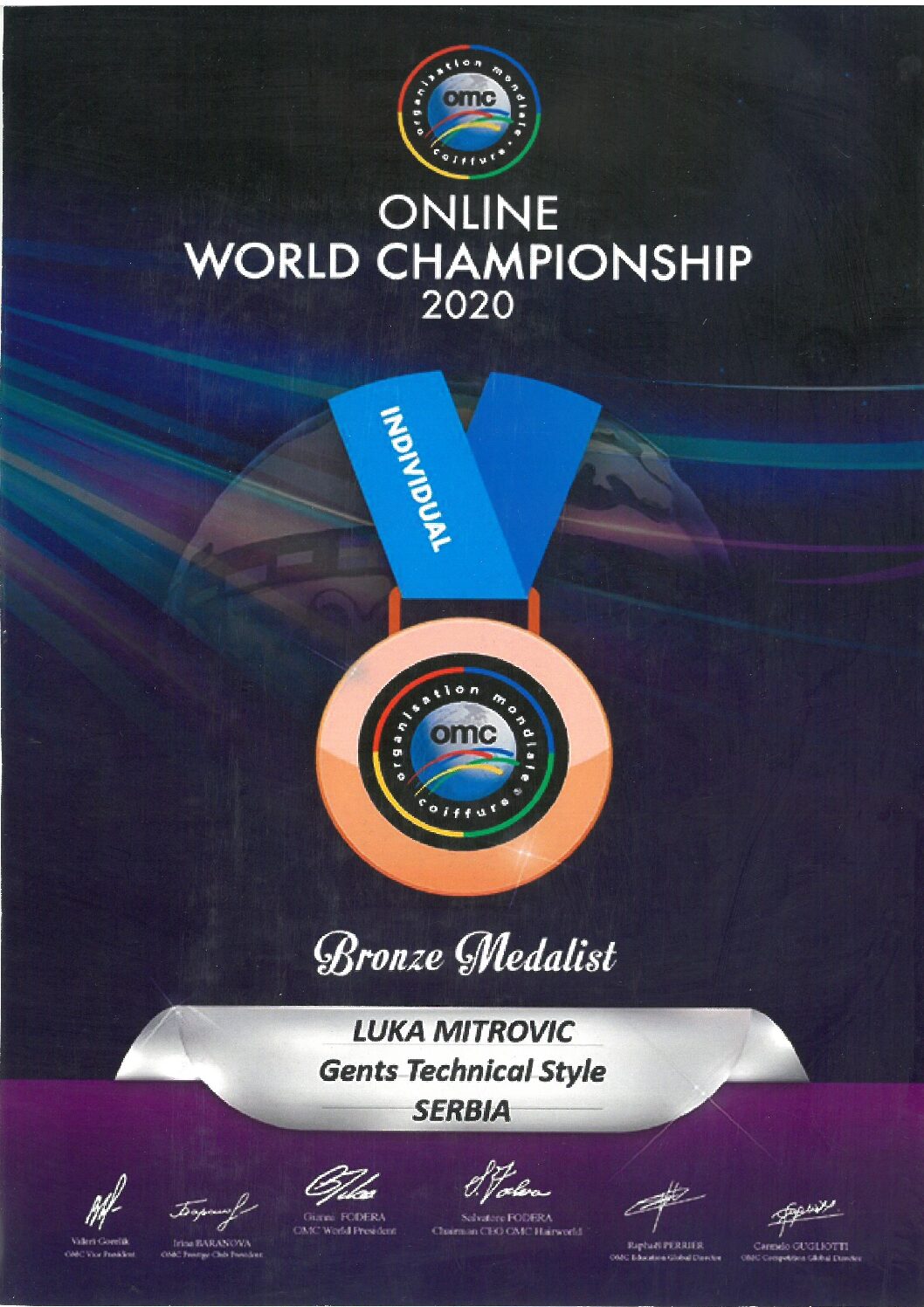Treće mesto na Online World Championship